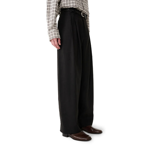 Studio Nicholson Line Pants Espresso SNM-1185 degliuberti 4