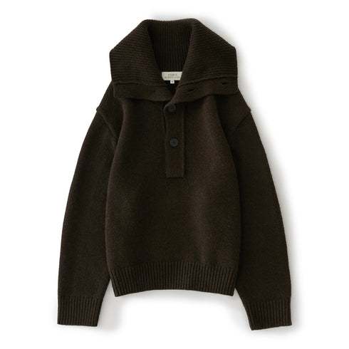 Studio Nicholson Orena Knit Espresso Brown SNM-1594 degliuberti 1