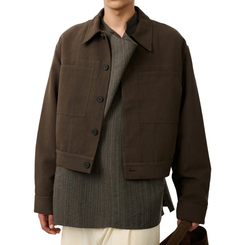 Studio Nicholson Piper Jacket Peat SNM-1525 degliuberti 2