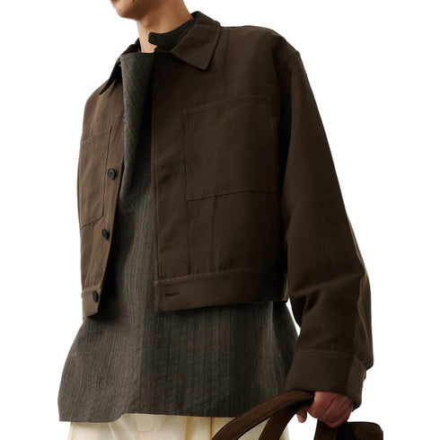 Studio Nicholson Piper Jacket Peat SNM-1525 degliuberti 3