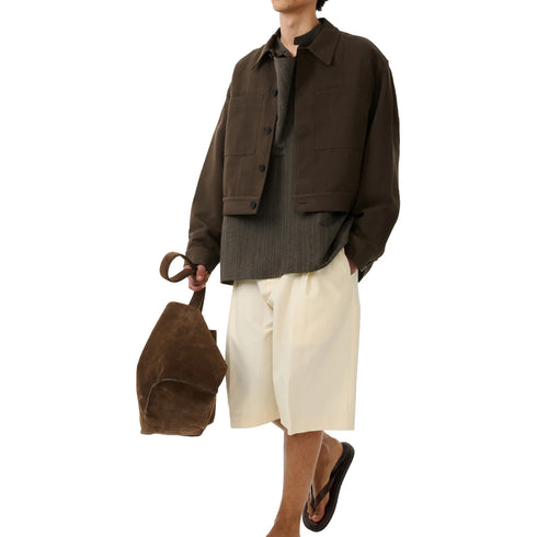 Studio Nicholson Piper Jacket Peat SNM-1525 degliuberti 4