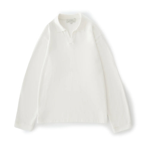 Studio Nicholson Sudds Longsleeve Jersey Parchment SN-1577 degliuberti 1