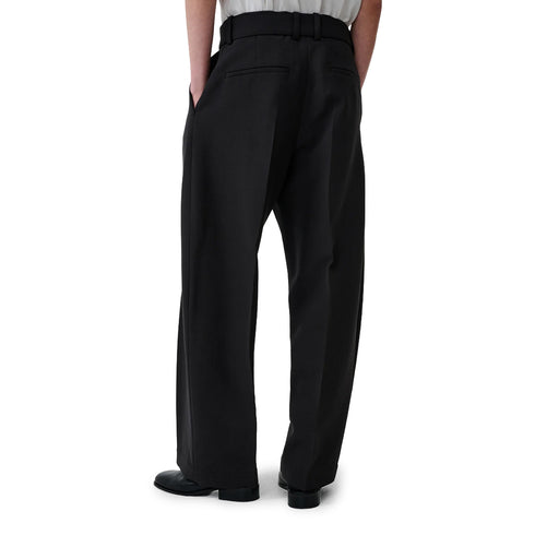 Studio Nicholson Vital Pants Black Grape SNM-1279 degliuberti 2