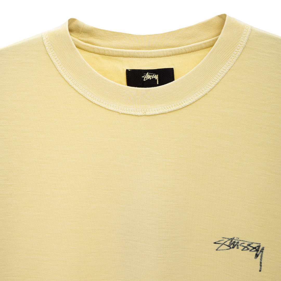 Stussy - PALE YELLOW INSIDE OUT CREW T-SHIRT – LE LABO STORE