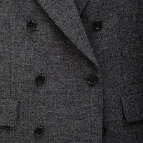 Sunflower Double Breasted Blazer Antracite 4109-820 Degli Uberti