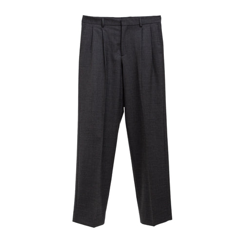 Sunflower Wide Pleated Trouser Black 4167 5714982096023 Front Degliuberti
