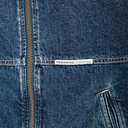 Thisisneverthat Denim Bomber Jacket Blue TN243DOWLS01 Degli Uberti