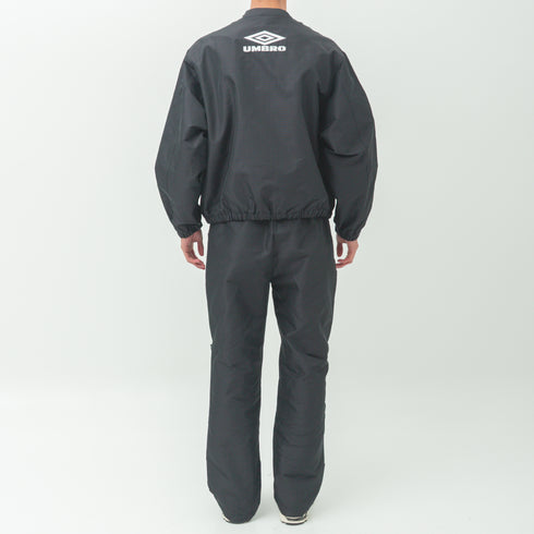 Umbro Check Bomber Jacket Navy Dark Brown UBMW0263FA166 2000277700052 Fit Back Degli Uberti