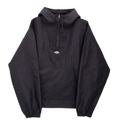 Umbro Check Mask Anorak Navy Dark Brown UBMW0289FA185 2000277701059 Front Degli Uberti