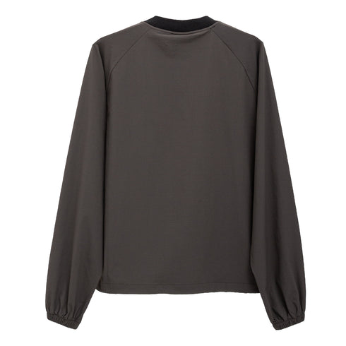 Umbro Lasered Nylon Crewneck Grey Black UBMW0252FA165 2000277710051 Back Degli Uberti