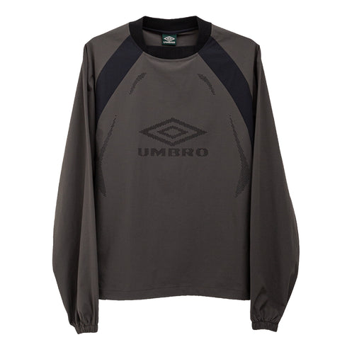 Umbro Lasered Nylon Crewneck Grey Black UBMW0252FA165 2000277710051 Front Degli Uberti