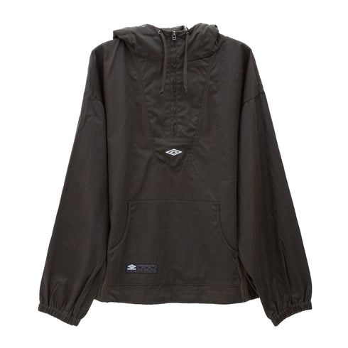 Umbro Masked Waxed Anorak Dark Olive UBMW0333FA208 2000290872040 Front Degliuberti