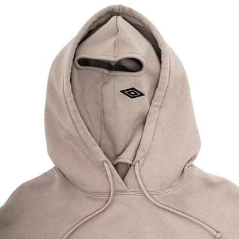 Umbro OG Logo Mask Hoodie Taupe UBMW0216FA147 2000277776040 Detail Degli Uberti