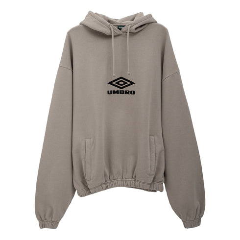Umbro OG Logo Mask Hoodie Taupe UBMW0216FA147 2000277776040 Front Degli Uberti
