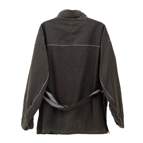 Umbro Trainer Waxed Jacket Dark Olive UBMW0333FA208 2000290872040 Back Degliuberti