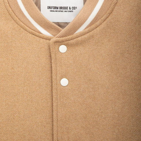 Uniform & Bridge Varsity Jacket Beige UB233AJK009 Degli Uberti