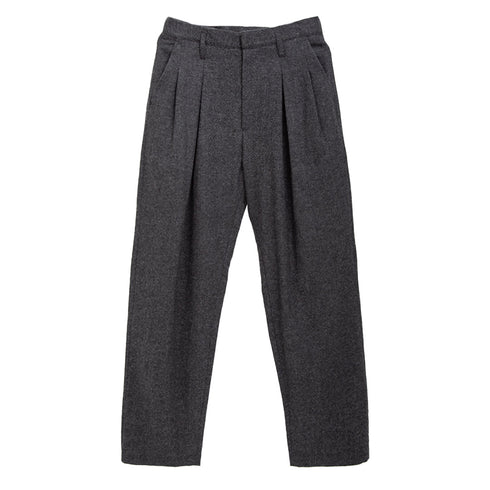 Uniform & Bridge Wool Two Slacks Charcoal U23CPT039 Degli Uberti