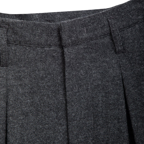 Uniform & Bridge Wool Two Slacks Charcoal U23CPT039 Degli Uberti