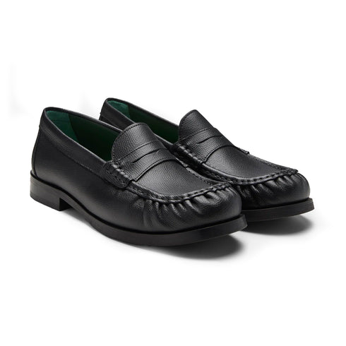 Vinny’s Ogee Black Grain Leather 121-10-999 574003804374 Side Degliuberti