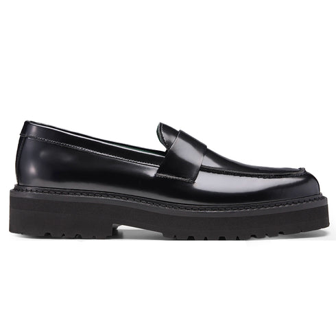 Vinny’s Peeters Black Polido Leather 156-01-999 574003905913 Front Degliuberti