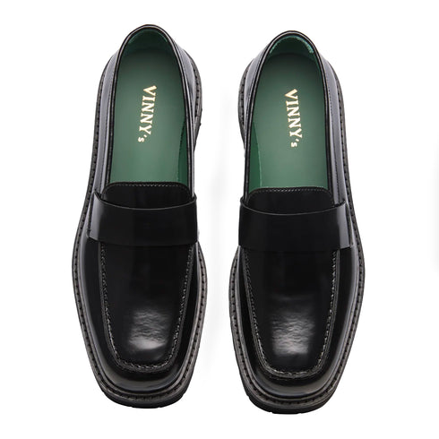 Vinny’s Peeters Black Polido Leather 156-01-999 574003905913 Up Degliuberti