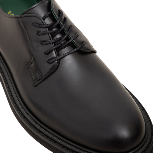 Vinny's Vinnee Blucher Polido Leather Black 142-01-999-40 Degli Uberti