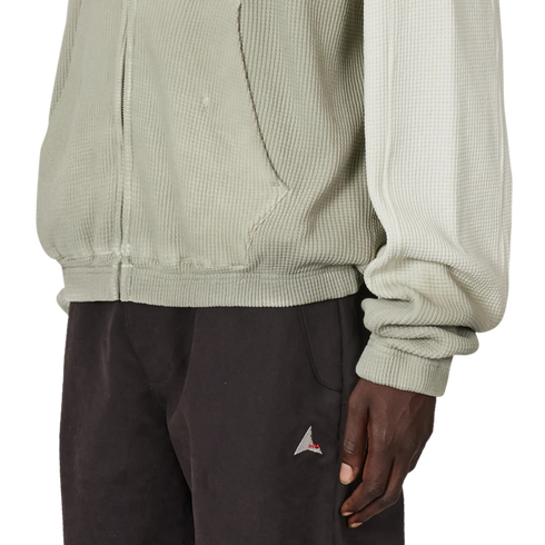ROA Hiking - Bee Sun Faded Organic Waffle Zip Up Hoodie