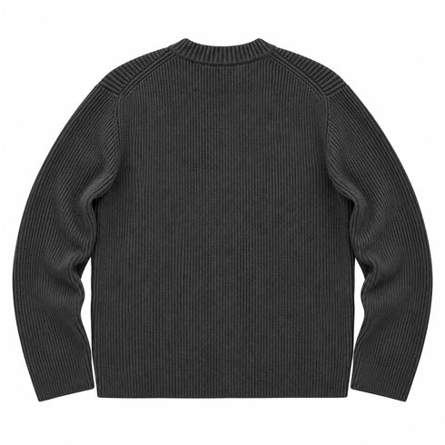 When We Work Overtime Knit Anthracite degliuberti 2