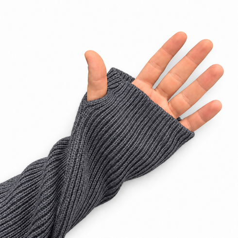 When We Work Overtime Knit Anthracite degliuberti 3