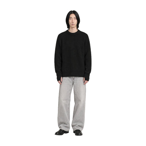When We Work Overtime Knit Black degliuberti 4