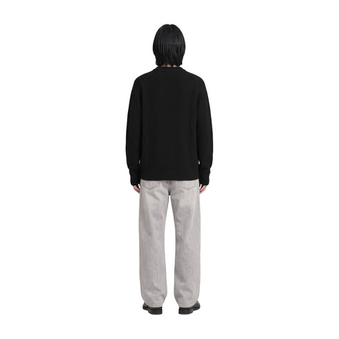 When We Work Overtime Knit Black degliuberti 5