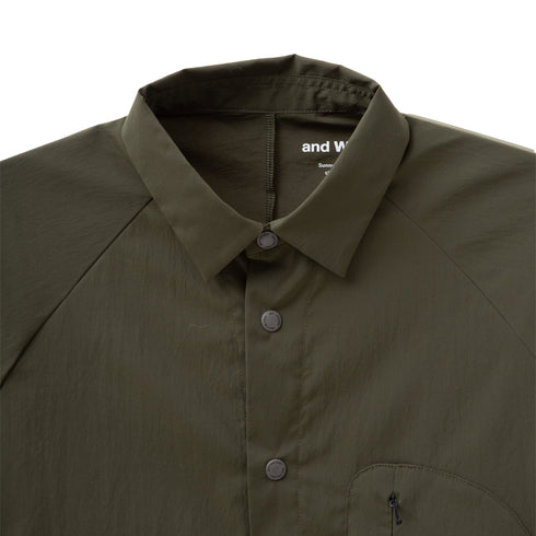 And Wander Fleece Base LS Shirt Khaki 5742254323 Degli Uberti