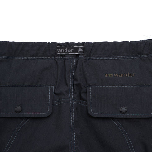 And Wander Kevlar Short Pants Charcoal 620463 Degli Uberti