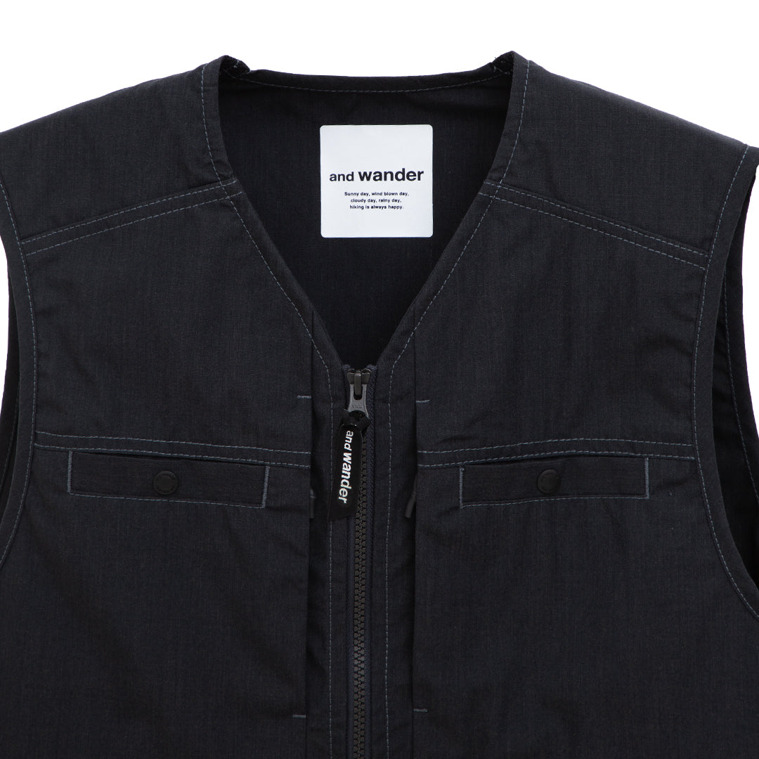 And Wander Kevlar Vest Charcoal Degli Uberti