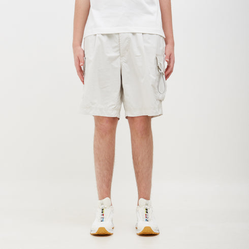 And Wander Oversize Cargo Short Pants Off White 620463 Degli Uberti