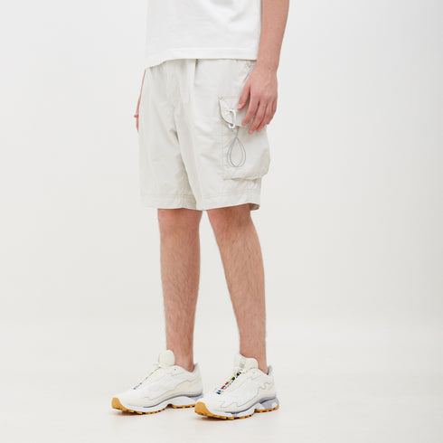 And Wander Oversize Cargo Short Pants Off White 620463 Degli Uberti
