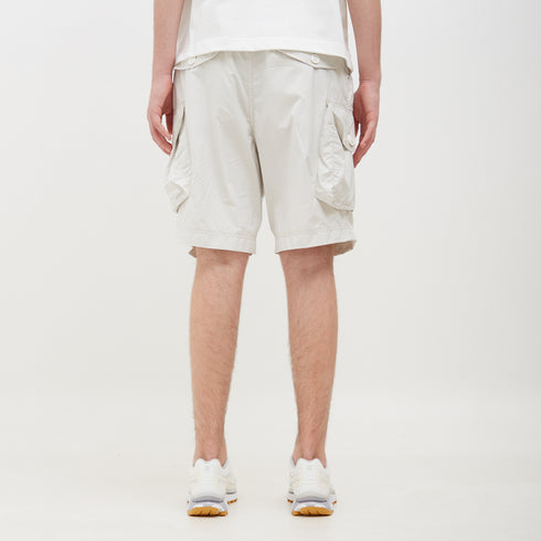 And Wander Oversize Cargo Short Pants Off White 620463 Degli Uberti