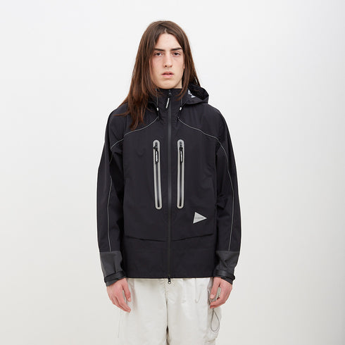 And Wander Pertex Shield Rain Jacket Black 5742211301 Degli Uberti