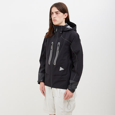 And Wander Pertex Shield Rain Jacket Black 5742211301 Degli Uberti