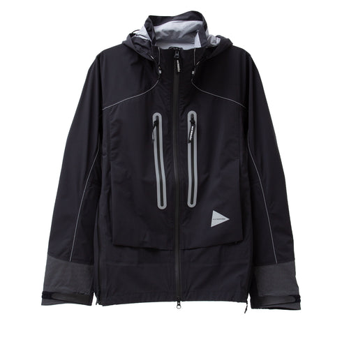 And Wander Pertex Shield Rain Jacket Black 5742211301 Degli Uberti