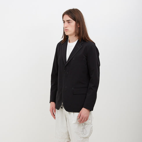 And Wander Plain Tailored Stretch Jacket Black 620433 Degli Uberti