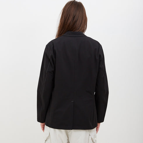 And Wander Plain Tailored Stretch Jacket Black 620433 Degli Uberti