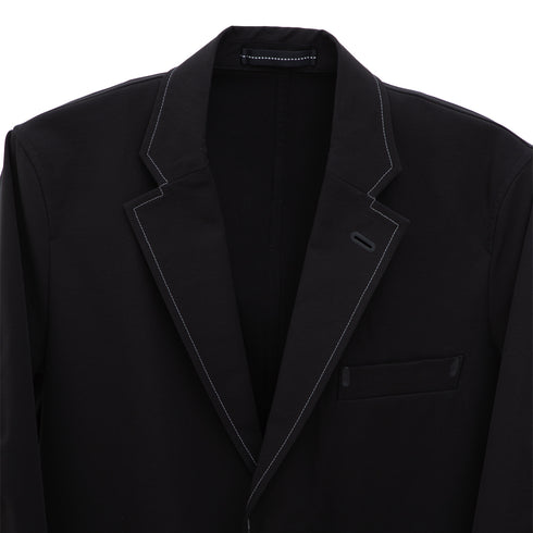 And Wander Plain Tailored Stretch Jacket Black 620433 Degli Uberti