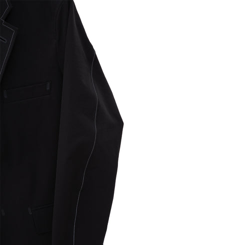 And Wander Plain Tailored Stretch Jacket Black 620433 Degli Uberti