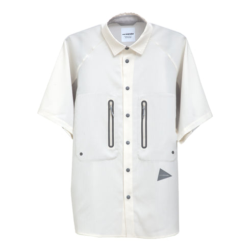And Wander Tech SS Shirt Off White 620640 Degli Uberti