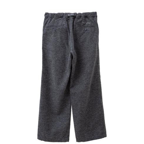 And Wander Wool Twill Wide Pants Gray 5742282393 Degli Uberti