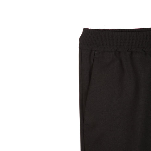 Bonsai Carrot Fit Pant, Elastic Waistband Black PT001-V1 Degli Uberti