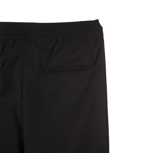 Bonsai Carrot Fit Pant, Elastic Waistband Black PT001-V1 Degli Uberti