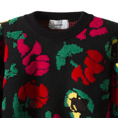 Bonsai Knit Crewneck Oversize Fit Fruit KN016 Degli Uberti