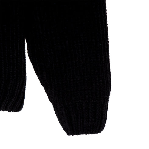 Bonsai Knit Crewneck Regular Fit Black KN011 Degli Uberti